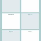 Sechs Monatsfelder: August 2026, September 2026, Dezember 2026, Januar 2027, April 2027, Mai 2027.