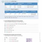 Titel: Der Satzbau in Fragesätzen. Es folgt eine Anleitung zur Bildung von Ja-/Nein-Fragen und W-Fragen im Englischen.