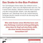 "Das Snake-in-the-Box-Problem" erklärt eine mathematische Herausforderung mit einer Schlange in einem Würfel.
