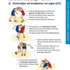 "Runterreißer mit Armklammer von außen (G/F)" zeigt Ringer in verschiedenen Positionen, um Techniken zu verdeutlichen.