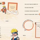 Text: "MEINE FREUNDE", "Der coolste Ninja aus Naruto ist:", "Mein Ninja-Name wäre:". Illustration von Ninjas.