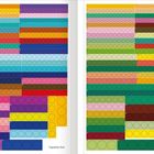 Links: "Tropischer Fisch", rechts: "Adler". Darstellung in bunten Rechtecken mit kreisförmigen Mustern.