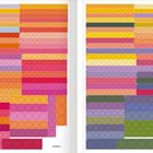 Seestern, Sonnenuntergang; Anordnung von bunten Kreisen in verschiedenen Farbtönen.