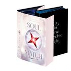 "SOUL MATCH", Autor: Rebecca Danzenbaker. Cover mit funkelndem, rotem Stern in einem silbernen Kreis.