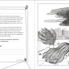 Titel: "ROMANTIK ADE". Margot wollte ihren Freund James auf der Dachterrasse treffen. Text erklärt einen mysteriösen Tod.