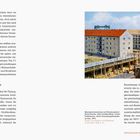 Mitte: Text über Wohnkomplexe, Typen, Bauweise; rechts: Illustratives Bild von Baustelle mit Gebäuden und Baugerüst.