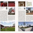 "Ehemaliges Jahnstadion" und "Kreuzschule". Enthält Texte über Architektur, Umbauten und Schulkonzepte. Fotos: Stadien, Gebäude.