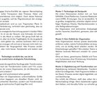 Seite 18 und 19. Text über strategische Ausrichtung und Technologie. Stichworte: Muster, Transformation, Digitalisierung.