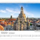 Kalender zeigt "Mai". Termine: 01.05. Tag der Arbeit, 06.05. Christi Himmelfahrt, 17.05. Pfingstmontag. Im Hintergrund: Frauenkirche.