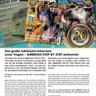 INTERVIEW | Das große Jubiläums-Interview, Leser fragen – AIRBRUSH STEP BY STEP antwortet. "20 YEARS” Logo.