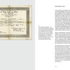 Links ein Zertifikat des War Department der USA für Albert Lörcher. Rechts Text über den "Süperdemokratenpass" nach 1945.