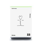 „Daily Drawings“, „February“, „Monday“, „22“. Line Art: Zwei Gesichter, deren Konturen ein Herz in der Mitte formen.