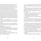 Seiten 12 und 13 eines Textes. Enthält Dialoge zwischen Charakteren über eine gefährliche Brücke mit Löchern.