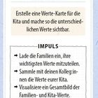 Kulturelle Unterschiede, Mikro-Aufgabe: Erstelle eine Werte-Karte für die Kita. Impuls: Werte sammeln, visualisieren, aufhängen.