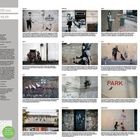 BANKSY 2027. Maße: 475 x 330 mm, Preis: € (D) 18,99. Darunter zwölf Kunstwerke von Banksy, illustriert mit kurzen Beschreibungen pro Monat.