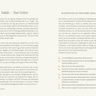 **Salah – Das Gebet** und **So gestaltest du dein Gebet qualitativer** sind zentrale Themen. Links steht ein Text über die Wichtigkeit des Gebets. Rechts werden Tipps zur Gebetsverbesserung gegeben.