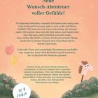 Neue Wunsch-Abenteuer voller Gefühle! Magische, bunte Welt für Kinder. Ab 4 Jahren. Illustration mit Einhorn-Steckenpferd.