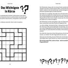 "Comfy Crimes: 2 Das Wichtigste in Kürze". Ein Grundriss mit 12 Räumen und dicken Linien. Text beschreibt einen Einbruch.