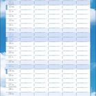 Kalender für Mai. Zu sehen ist ein Schaf auf einem Strand vor blauem Himmel und Meer.