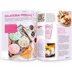"Gelateria-Feeling", Tipps zur Eiszubereitung, Top 3 Optik Tricks. Bilder: Eiscreme, Zutaten, Eiswaffeln, Getränkezeichnung.
