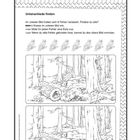 Oberer Text: "ganzheitlich"; Task: Ballons zuordnen. Drei Affen halten unterschiedliche Ballons: oval, rund, herzförmig.