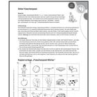 "Stille Flaschenpost", Spielbeschreibung für Kinder ab 3 Jahren. Mit Materialliste, Durchführung und Kopiervorlage „Flaschenpost-Wörter“.