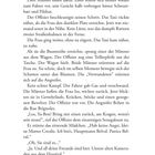 Seite mit Text über eine Verfolgung. Ein Offizier hilft einer Frau nach einem Angriff. Seite 8.