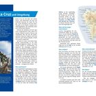 Santa Cruz und Umgebung. Beschreibung der Stadt mit Sehenswürdigkeiten, Essen, Aktivitäten. Enthält Karte und Foto einer Straße.