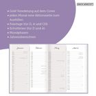 + Goldveredelung, Aktionsseite, Feiertage (D, A, CH), Schulferien (D, A), Mondphasen, Jahresübersichten. Zeigt Kalenderseiten.