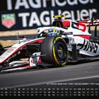 87 | Oliver Bearman | GBR | 08.05.2005 | TGR Haas F1 Team. Ein Formel-1-Auto in Aktion auf der Rennstrecke.
