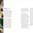 Traditionelles Wissen & Mythologie, Aus alten Kräuterbüchern, Einsatzgebiete des Salbeis. Frau schneidet Kräuter, gießt Wasser.