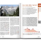 Seite über Maja e Bojës, 2461m, Tag 2 von 2. Details: 14,6 km, 7:00 h, 980 hm. Diagramm zeigt Höhenprofil der Wanderung. Links Foto von Berglandschaft.