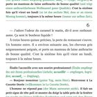 À treize heures quinze précises (um genau dreizehn Uhr fünfzehn) öffnet sich die Restauranttür. Ein Mann tritt ein.