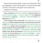 Textpassagen auf Italienisch und Deutsch, die eine emotionale Szene beschreiben. Nummerierung: 7 und 8.