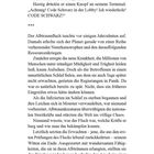 Text über einen Albtraumfluch; beschreibt globale Krisen, Monster, und die Erwachten, die Frieden bringen.