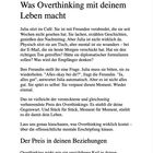 Kapitel 4: Der versteckte Preis: Was Overthinking mit deinem Leben macht. Overthinking beeinflusst Beziehungen.