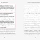 Links oben steht "Patient Chiara C.: Chemotherapy-Induced Nausea and Vomiting". Text handelt von Erfahrungen mit Akupunktur.
