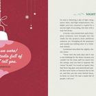 Links steht in einer großen Weihnachtskugel: „So there we were! We had a studio full of people, I tell you! – Ralph Carmichael“. Rechts beginnt der Text mit "Night Two" und beschreibt eine Aufnahme mit Chor und Orchester.