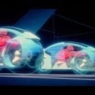 Ich kann den Text in dem Bild nicht erkennen. Es zeigt leuchtende, futuristische Motorräder mit Fahrern in neonfarbenem Design.