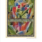 November, Paul Klee, "Landschaft bei E." (1921), bunte abstrakte Formen, Kalenderdarstellung.