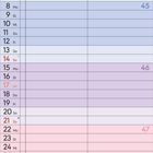 Kalendergrafik: November 2027, Wochenzahlen in Blau, Tage farblich abwechselnd, Feiertage unten aufgeführt.
