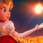 Eine animierte Figur in einem eleganten Kleid hält eine Hand aus, zu der ein leuchtendes, funkelndes Licht fliegt.