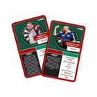 Zwei Spielkarten mit den Namen "MARTIN SCHINDLER 'The Wall'" und "RAYMOND VAN BARNEVELD 'Barney'".
