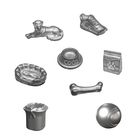 Kleiner Napf mit "COCO", Hund, Schuh, Knochen, Ball, Futterschale, Futtersack mit Pfote, Metall-Eimer.