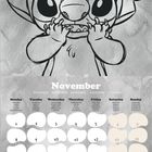 „UH OH“ in großen Buchstaben, darunter eine niedliche Zeichnung eines blau-grauen Charakters mit großen Ohren, erschrocken.