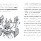 'I'm NOT HUNGRY ALL THE TIME!', 'HOW-DID-THEY-GET-IN', Illustration eines Minotaurus mit drei Fledermäusen.