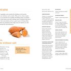 "SWEET POTATO. Sweet potato, baked in skin without salt. Glycemic load: 10. Strongly anti-inflammatory." Bild von Süßkartoffeln.
