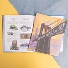 Links oben: "TRUSS BRIDGES", "CANTILEVER BRIDGES". Auf dem Umschlag: "REACHING ACROSS THE SKY, A CELEBRATION OF BRIDGES".