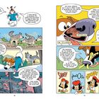 Comic-Illustration: Ein Hund spricht über die Bedeutung des Geruchssinns. Menschen haben weniger Rezeptoren. Eine Person schnüffelt.