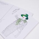 Text: "Transport for the Visually Impaired". Illustration: Frau in gepunktetem Kleid und grünem Hut.